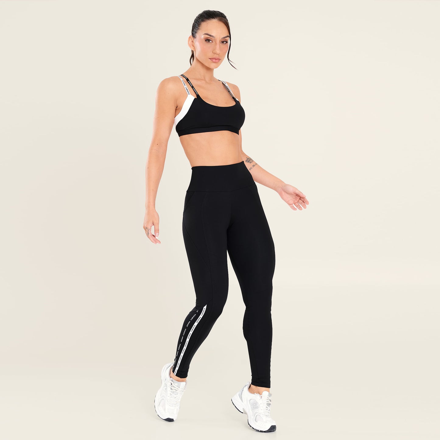 Legging Performance Preto Poliamida