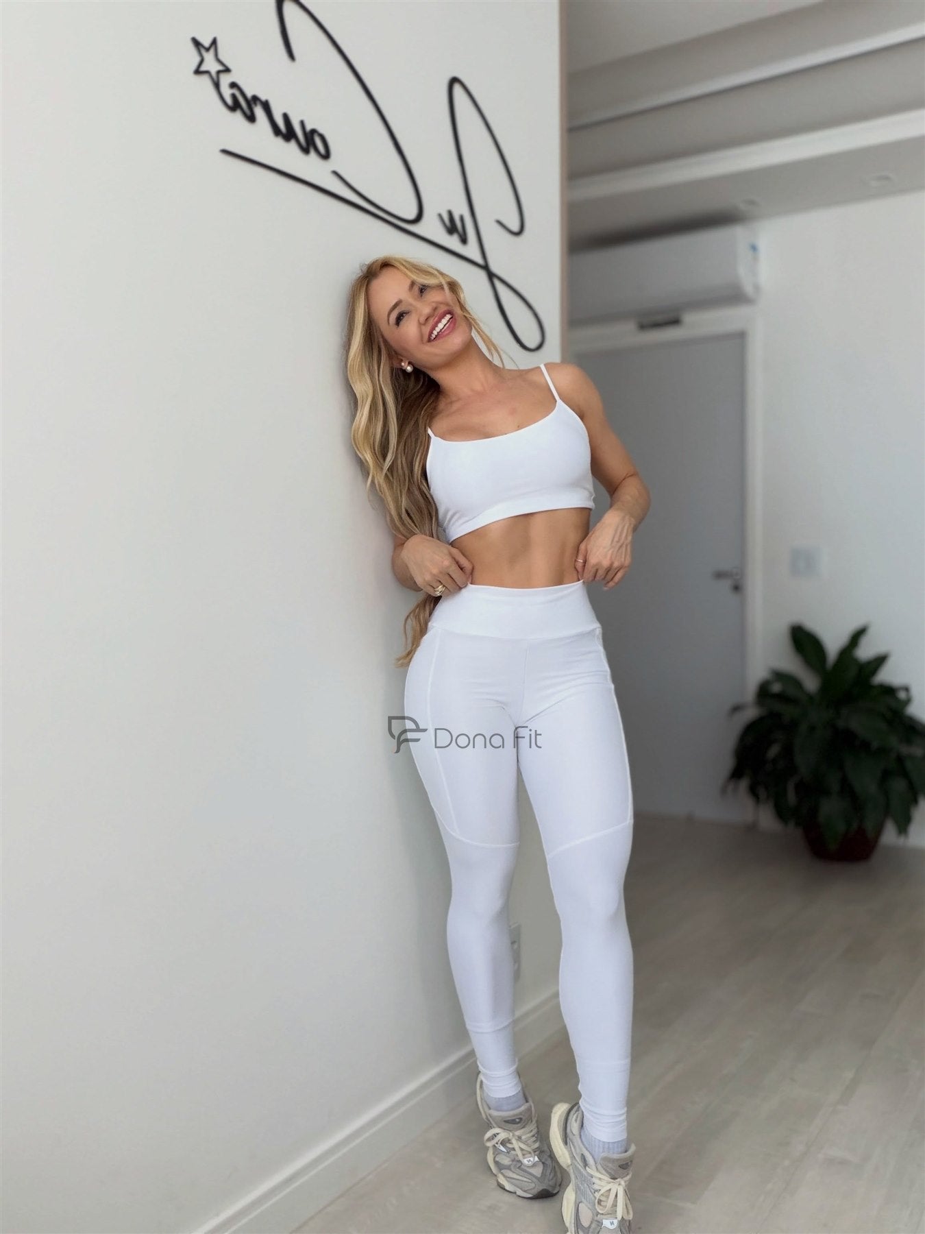Conjunto Pure Branco Dona Fit